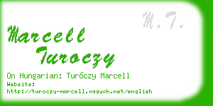 marcell turoczy business card